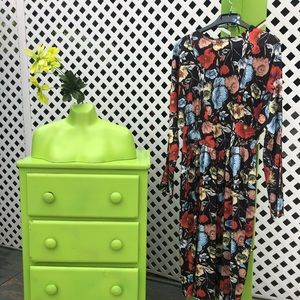 Zara Black Floral Dress